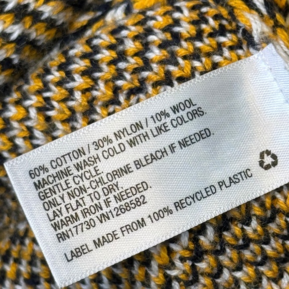 Rachel Comey Animal Print Wide Long Sleeve Wool Blend Stretch Fall Knit Sweater - Picture 14 of 14